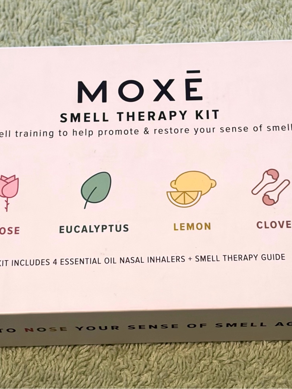 MOXĒ Smell Therapy Kit with four essential-oil nasal inhalers